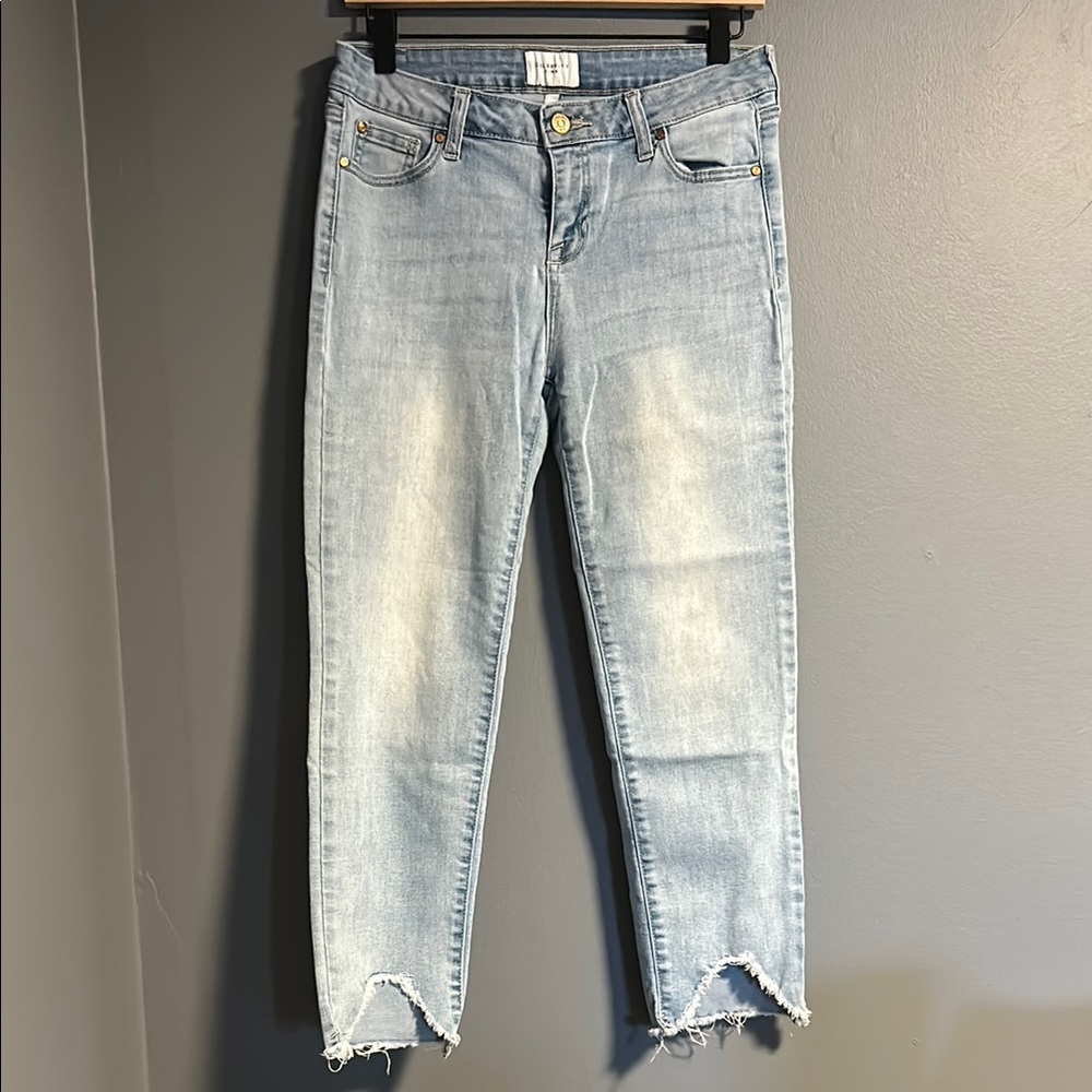 Celebrity Pink Straight Crop Jeans